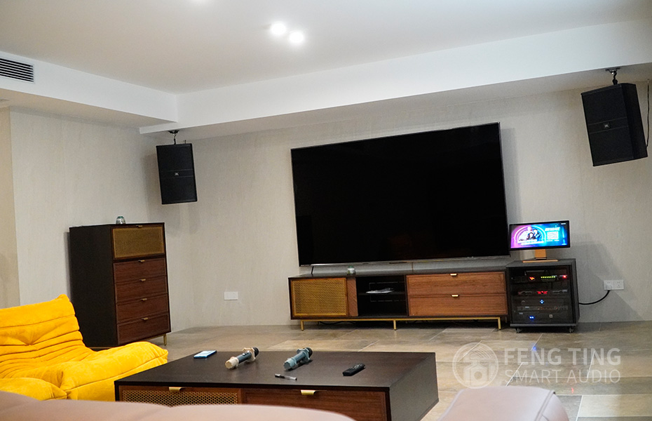 别墅地下室专业KTV音响设计与布局